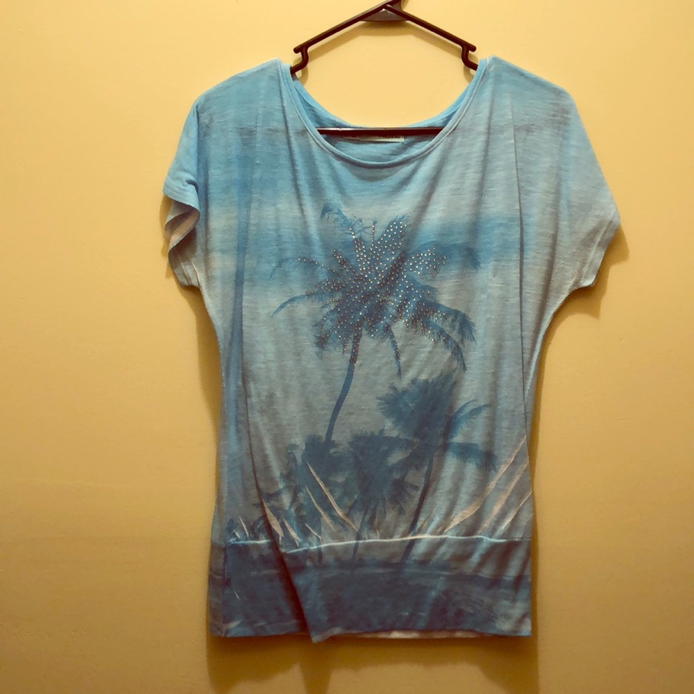 Palm tree tee